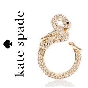 Kate Spade Swan Pave Ring